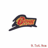 Bowie Iron On Embroidered Patch